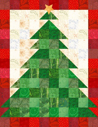 Christmas Tree Quilt Pattern Now Available - Lyn Brown's Quilting Blog