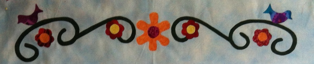 Spring Medallion Appliqué Border, Part 2