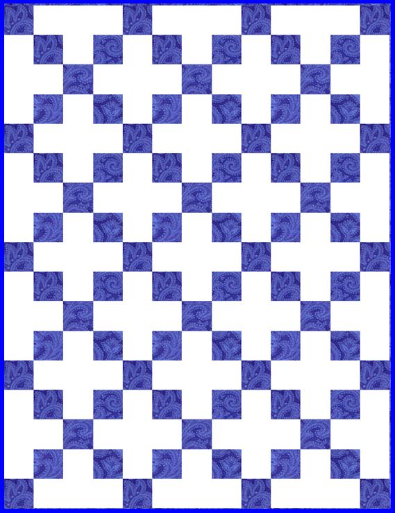 Sashed 9-Patch Doll Quilt