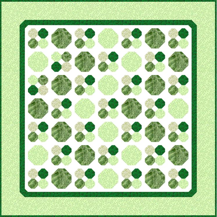 Nuclei Snowball Swap Quilt