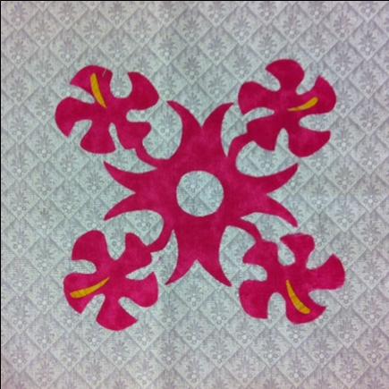 Quilters Alphabet: H – Heavenly Hawaiian Hibiscus