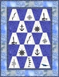 Nautical Tumble: Marking, Stitching, Cutting The Tumbler/Thimble Shape