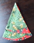 Folded Christmas Tree Napkin To Decorate Your Table - Lyn Brown's ...