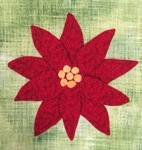 Do You See…? Christmas Block Of The Week 13 Poinsettia