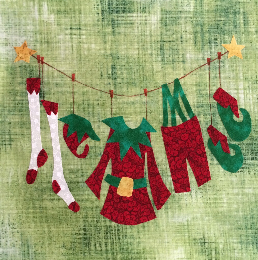 Do You See…? Christmas Block Of The Week 29: North Pole Clothesline