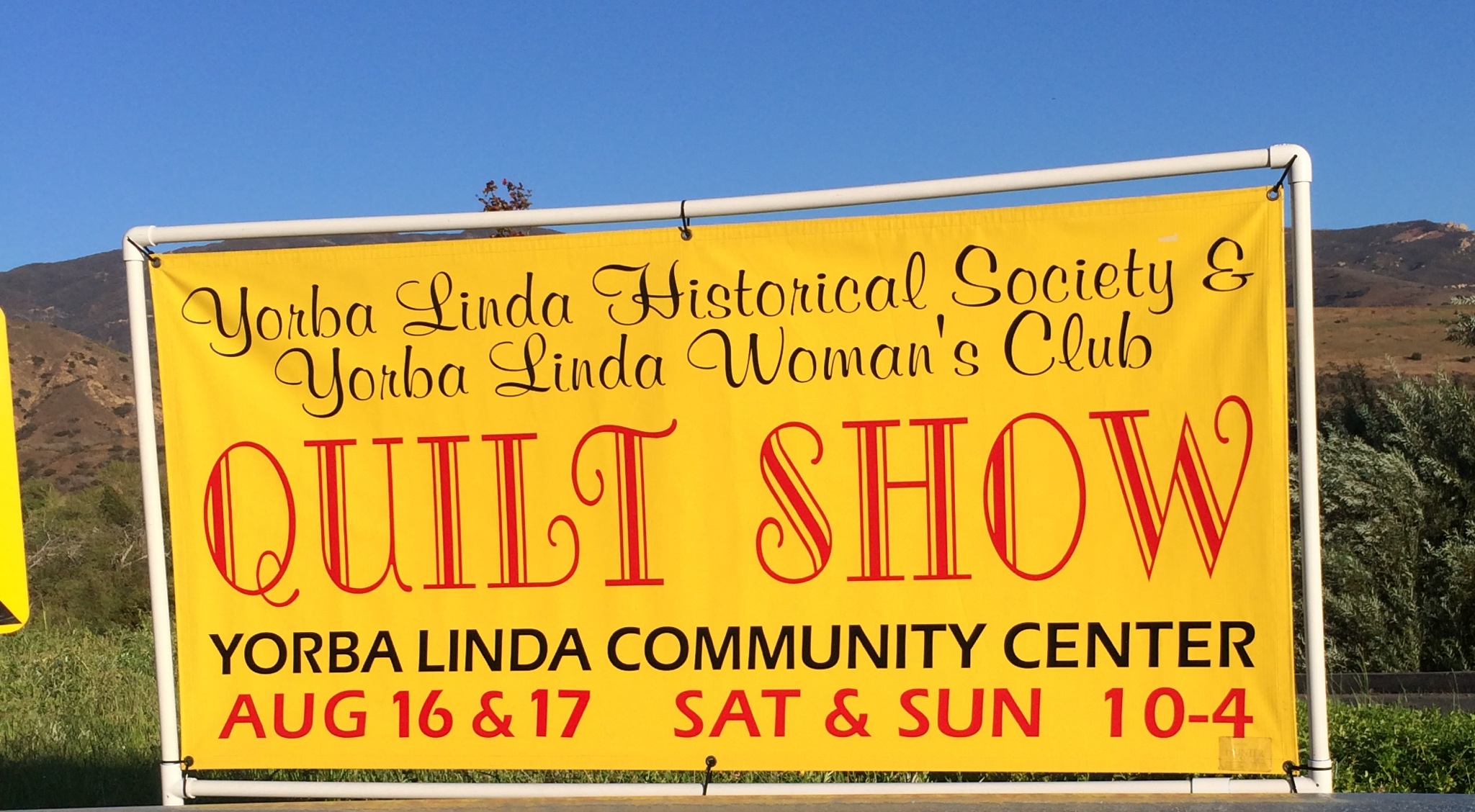 Yorba Linda Quilt Daze Quilt Show This Weekend August 16 and 17